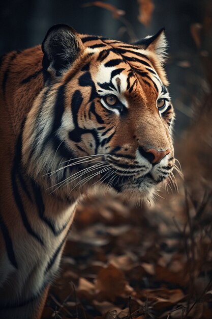 Vue du tigre dans la nature