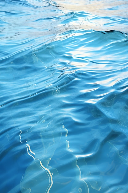 Photo gratuite vue de l'eau transparente et cristalline