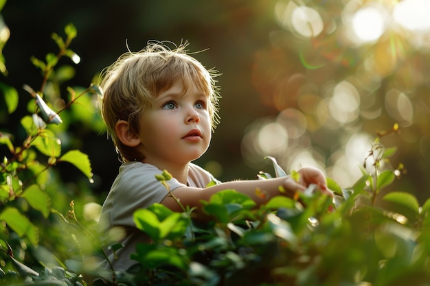 Photo gratuite vue d'un enfant pratiquant une activité de santé et de bien-être