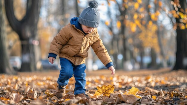 Vue de l'enfant pratiquant une activité de santé et de bien-être