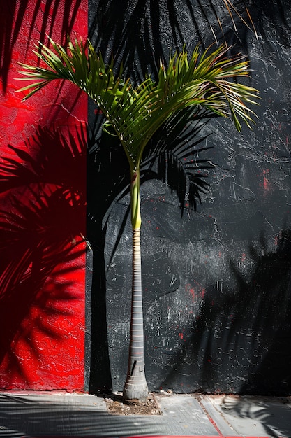 Photo gratuite vue d'espèces de palmiers verts avec un beau feuillage