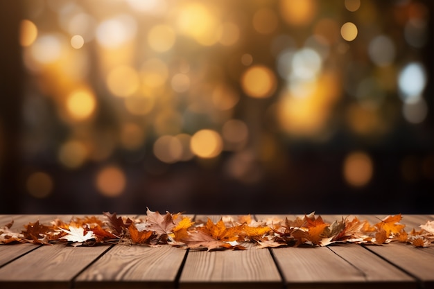 Photo gratuite vue des feuilles d'automne sèches tombées sur le trottoir de la rue