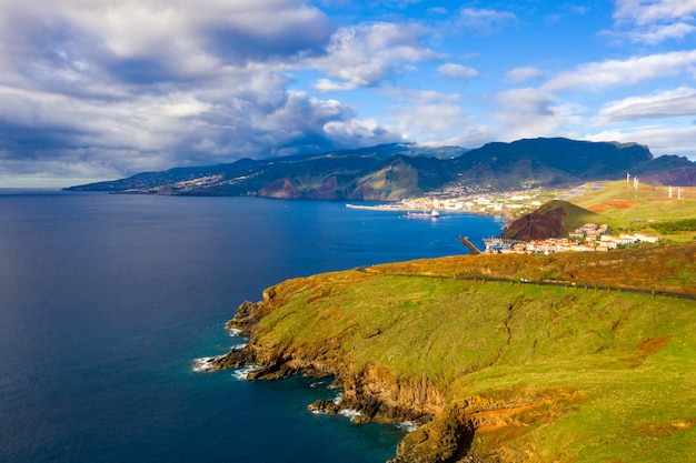 Vue imprenable sur Ponta de Sao Lourenco, l'île de Madère, Portugal