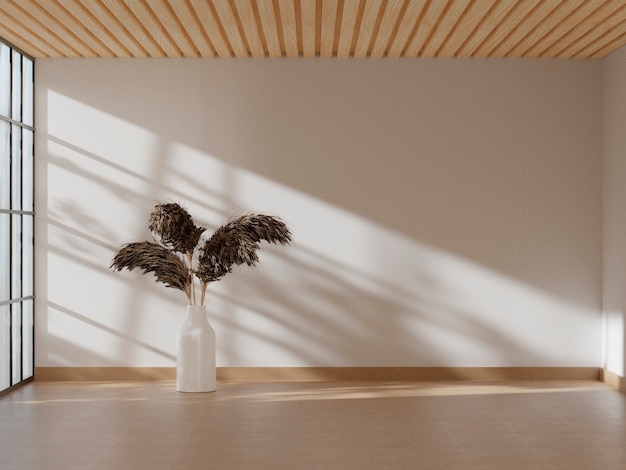 Vue de l'intérieur de la chambre avec mobilier et espace de copie