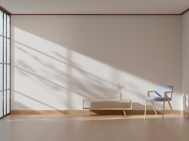 Vue de l'intérieur de la chambre avec mobilier et espace de copie