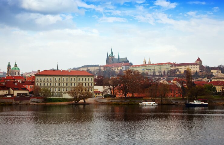 Photo gratuit vue de jour de prague