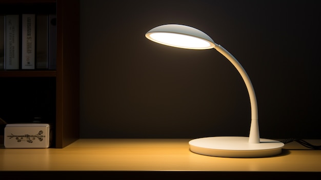 Vue d'une lampe photoréaliste contemporaine