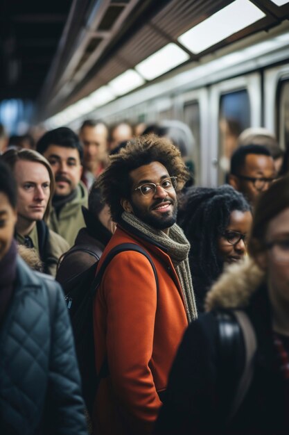 Vue latérale des gens style de vie de la ville