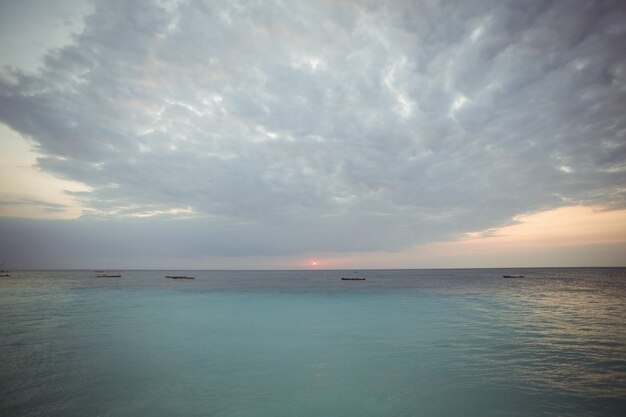 Vue magnifique sur la mer