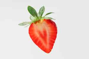 Photo gratuite vue minimale des fraises