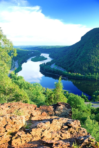 Vue sur la montagne