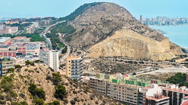 Photo gratuite vue panoramique d'alicante