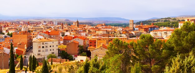 Vue panoramique sur le jour de Teruel