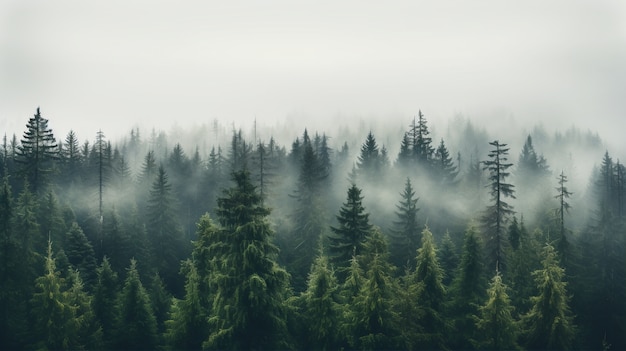 Vue d'un paysage naturel spectaculaire