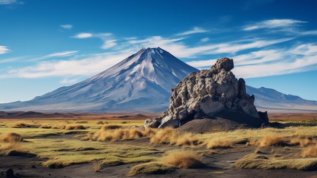 Vue d'un paysage naturel spectaculaire