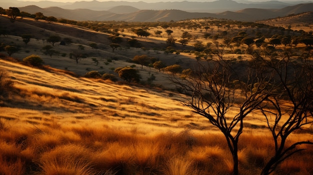 Vue d'un paysage naturel spectaculaire