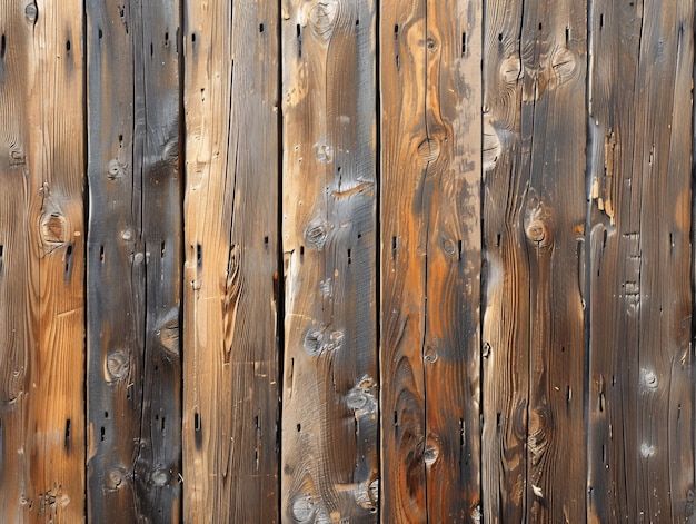 Vue rapprochée des détails de la surface du bois