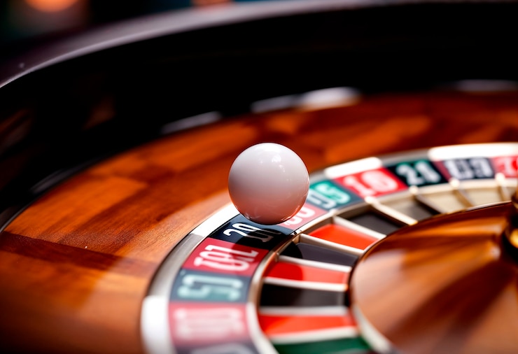 Photo gratuit vue rapprochée de la roue de la roulette