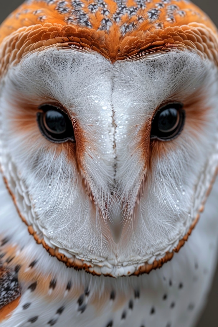 Photo gratuit vue réaliste du hibou pendant la journée