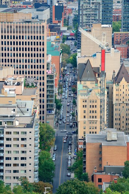 Vue sur la rue de Montréal