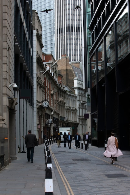 Vue sur les rues de la ville de Londres