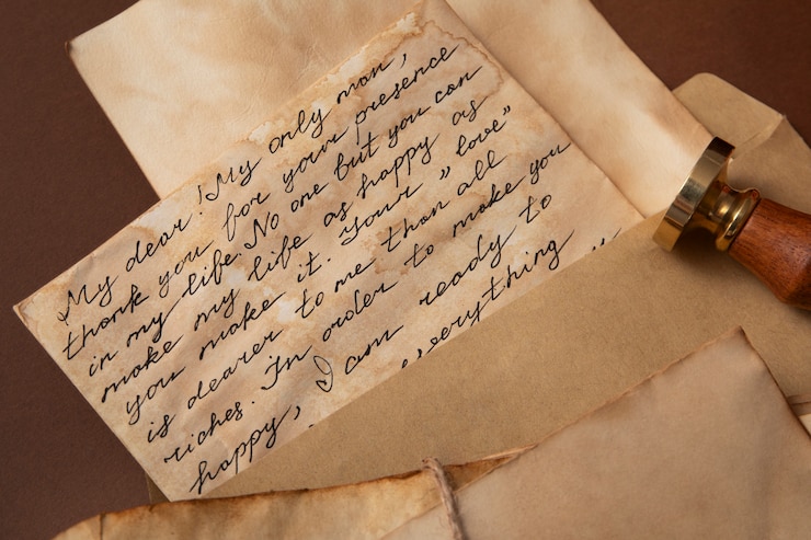 Photo gratuit vue supérieure de l'arrangement des lettres d'amour