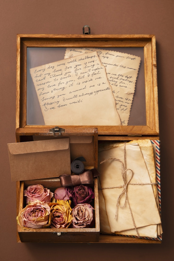 Photo gratuit vue supérieure de l'arrangement des lettres d'amour