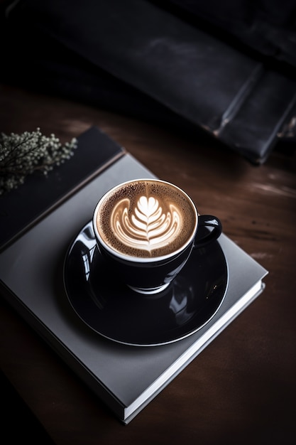 Photo gratuite vue de la tasse de café fraîche