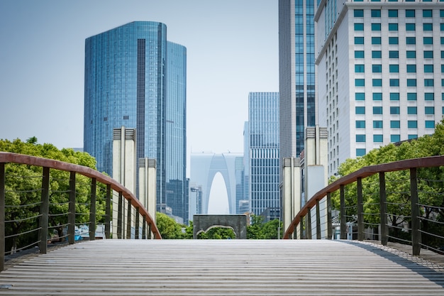 Vue de la ville financière