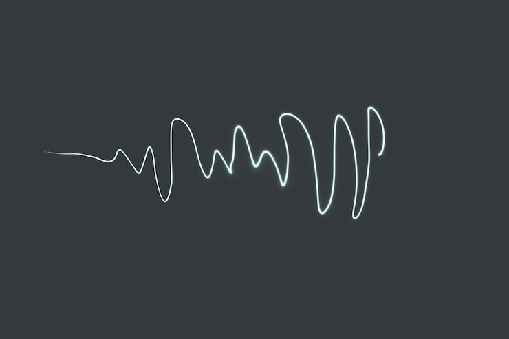 Photo gratuit wave shock light light