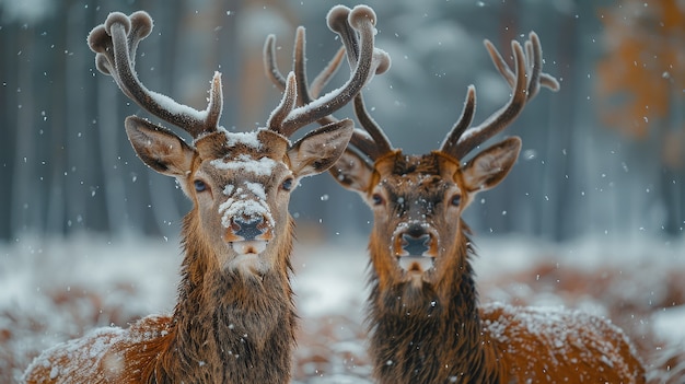 Photo gratuite wild deer in nature