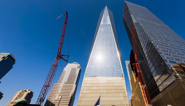 World Trade Center dans le centre-ville de New York, États-Unis