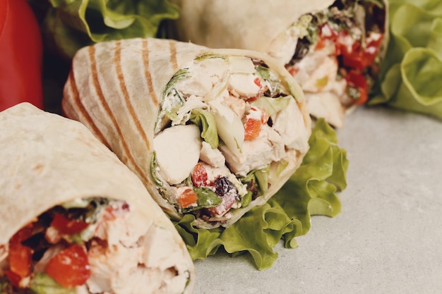 Wrap au poulet