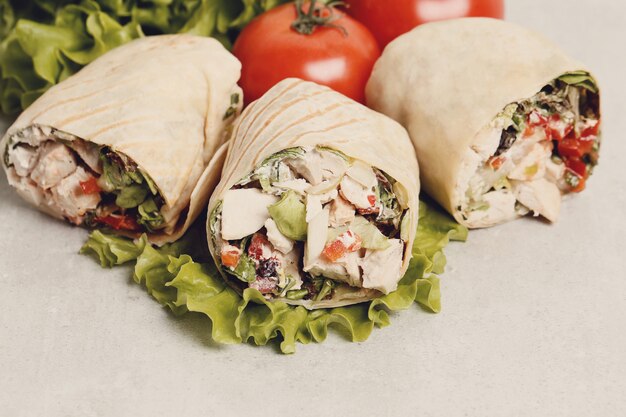 Wrap au poulet