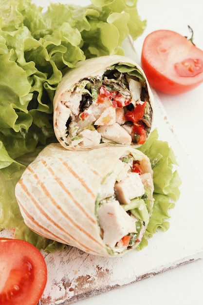 Wrap au poulet