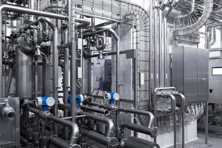 Zone industrielleL'équipement de raffinage du pétrolenombre de moteurs électriques avec réducteurs Industrie alimentaire Détails système de distribution d'une brasserie moderne Équipement et outils industriels