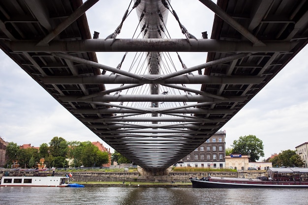 Photo 10 juillet 2017 cracoviepolognepont sur la vistule à cracovie pologne