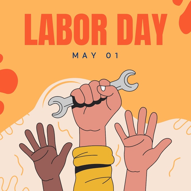 Le 1er mai est la fête du Travail, la fête internationale des travailleurs.