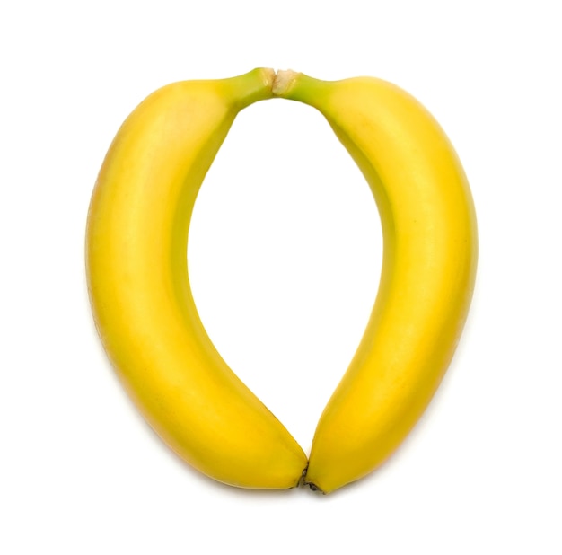 2 bananes comme le cœur