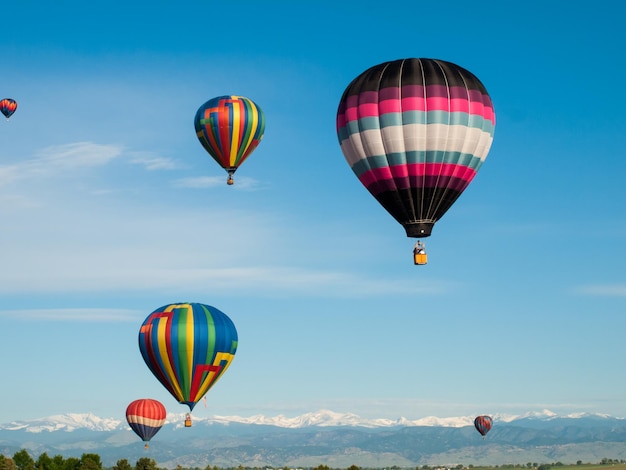 2012 Foire de la ville d'Érié et festival de ballons. L'événement ballon fait partie d'une foire de rue d'une journée dans la ville d'Erie.