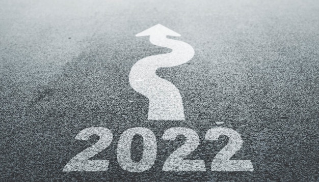 2022 dans la rue. Bonne année 2022