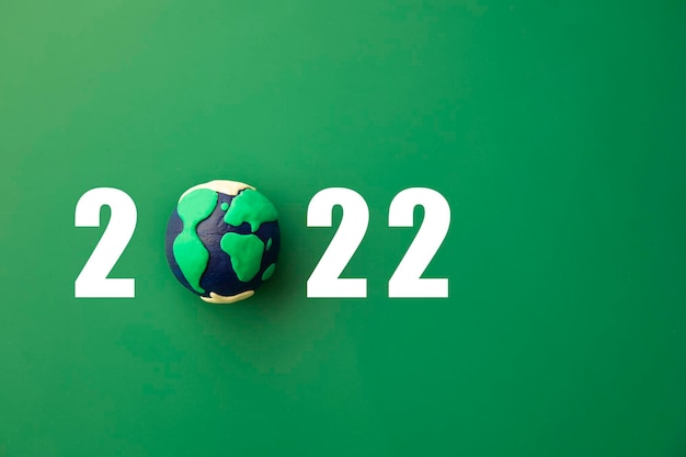 2022 avec la Terre Bonne année pour la planète