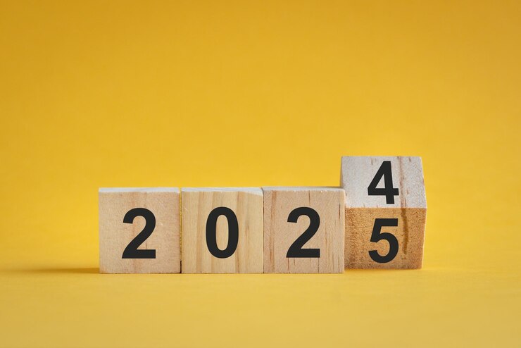 De 2024 à 2025 Année nouvelle