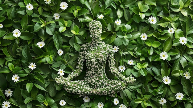 Photo le 21 juin est la journée internationale du yoga, une femme dans la posture du corps du yoga.