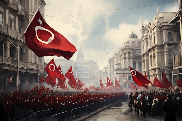 29 Ekim célébration de la fête de la république de Turquie