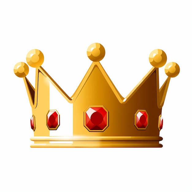 3d couronne isolée