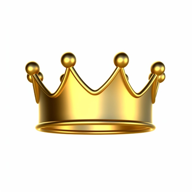 3d couronne isolée