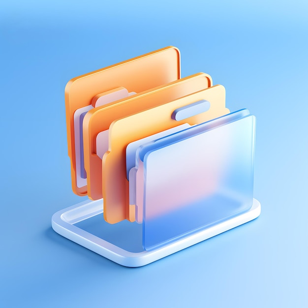 3d_Flat_icon__a_folder_Blue_and_orange_frosted