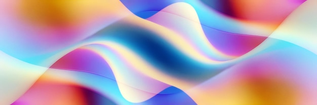 3D holographique abstrait en fibre de verre ondulée teinte géométrique futuriste texturée dans un design moderne