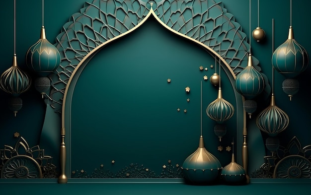 3D islamic_arabic_luxury_pattern_background